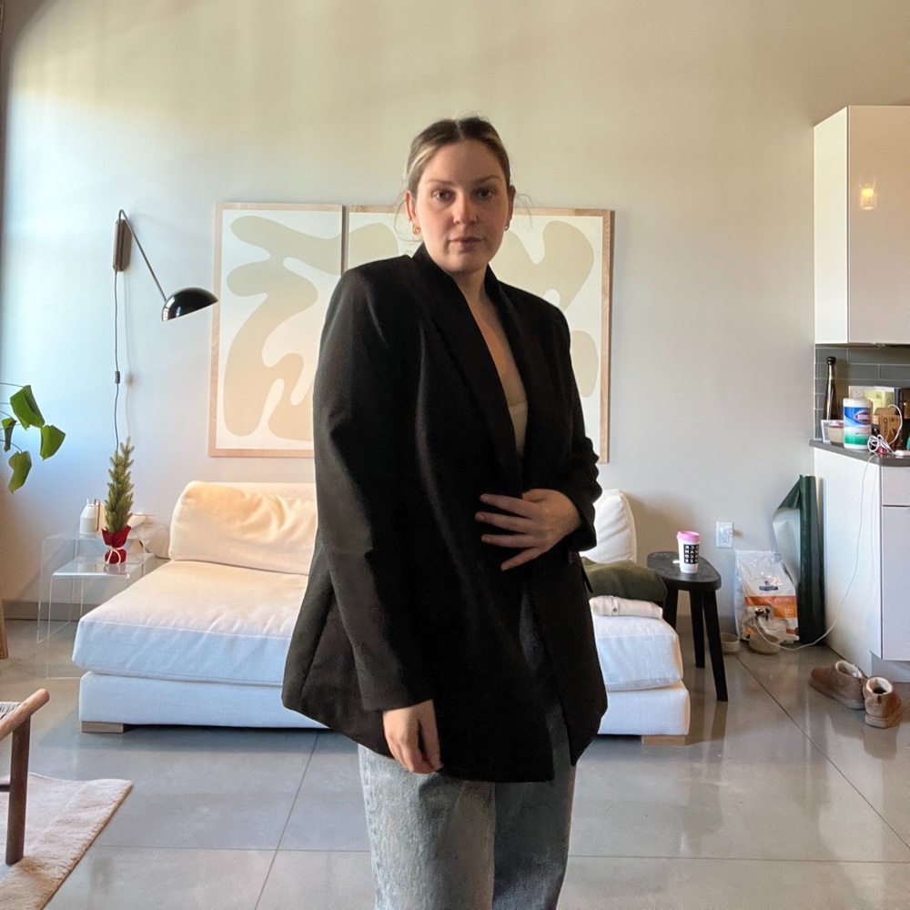 *SPRING CLOSET SALE* Zara oversized black blazer